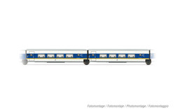 Arnold HN4463 RENFE, 2-unit pack Talgo 200, 2 x 2nd class coach, white and blue with yellow stripe, ep. V N Gauge