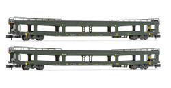 Arnold HN4350 RENFE, 2-unit set DDMA autotransporter, original livery, period IV N Gauge