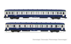Arnold HN4447 SNCF, DEV AO couchette coach B10c10, blue/grey with logo nuille, ep. IV N Gauge
