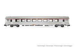 Arnold HN4443 SNCF, TEE "Cisalpin" (Milan - Paris), A8tu coach, silver livery, ep. IV N Gauge