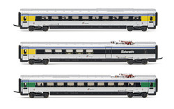 Arnold HN3504 FS Trenitalia, 3-unit pack ETR 610 intermediate coaches, ex Cisalpino livery, period VI N Gauge
