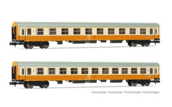 Arnold HN4370 DR, 2-unit pack "Städte-Express", 1 x Am + 1 x Bm, orange/beige livery, period IV N Gauge
