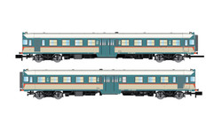 Arnold HN2569 FS, 2-units pack ALn 668 3100 series (1 double door) original livery, rounded windows, ep. IV N Gauge