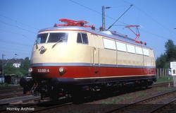 Arnold HN2563 DB, electric locomotive E 03 001, single arm pantograph, silver roof, period III N Gauge