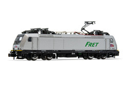 Arnold HN2497D SNCF, class 186 electric multi-system locomotive, period VI, with DCC decoder N Gauge