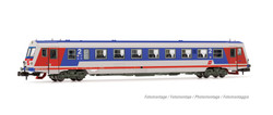 Arnold HN2521S ÖBB, class 5047 diesel railcar, grey/red/blue livery, old ÖBB logo, Ep. IV-V, with DCC Sound decoder N Gauge