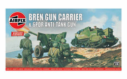 Airfix A01309V Bren Gun Carrier & 6PDR Anti-Tank Gun 1:76 Model Kit