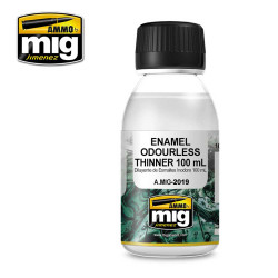 Ammo by Mig Odourless Enamel Thinners 100ml For Model Kits  Mig 2019