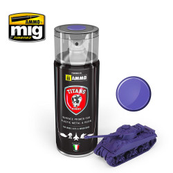 Ammo by Mig Titans Hobby 107 Magic Purple Matt Primer 400ml Model  Spray Paint TTH107
