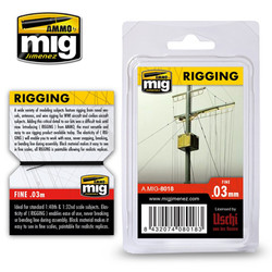 Ammo by MIG Rigging Medium 0.03mm  For Model Kits MIG8018