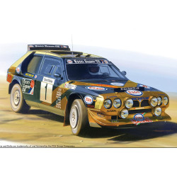 Beemax Lancia Delta S4 Catalunya Rally w/Engine Detail 1:24 Model Kit 24034