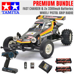 Tamiya RC 58642 Team Reinert Racing MAN TT-01E 1:10 Premium Wheel Radio Bundle