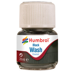 HUMBROL AV0201 Enamel Wash Black 28ml