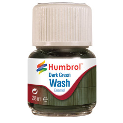 HUMBROL AV0203 Enamel Wash Dark Green 28ml