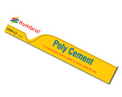 HUMBROL Poly Cement Large 24ml Tube Adhesive Glue