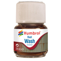 HUMBROL AV0210 Enamel Wash Rust 28ml