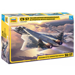 ZVEZDA 7319 Sukhoi Su-57 1:72 Plastic Model Plane Kit