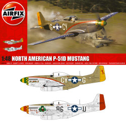 Airfix A05131A North American P-51D Mustang 1:48 Plane Model Kit