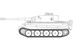 AIRFIX A1354 Tiger-1 "Early Version - Operation Citadel" 1:35 Tank Model Kit
