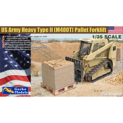 Gecko US Army Heavy Type II (M400T) Pallet Forklift 1:35 Model Kit 35GM0030