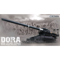 Soar Art 35001 Dora 80cm WWII German Super Heavy Railway Gun 1:35 Model Kit