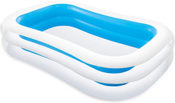 Intex Swim Centre Family Inflatable Paddling Swimming Pool, 103" x 69" x 22"