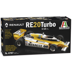 ITALERI 4707 Renault RE23 Tubo F1 Car 1:12 Plastic Model Kit