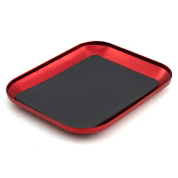 Red Metal Magnetic Dish Screw Tray RC Car Tool