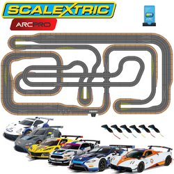 SCALEXTRIC Digital Bundle SL16 ARC PRO JadlamRacing Layout with 6 Cars