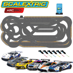 SCALEXTRIC Digital Bundle SL201 ARC PRO JadlamRacing Layout with 6 cars