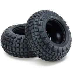 Tamiya RC 54953 ST Block Front Bubble Tyre Soft x 2 RC Spares Accessories