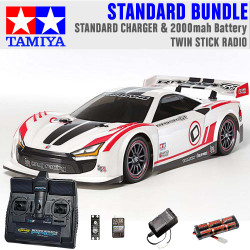 TAMIYA RC 58626 Raikiri GT TT-02 1:10 Standard Stick Radio Bundle