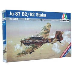 ITALERI JU-87 B2 Stuka 1292 1:72 Aircraft Model Kit