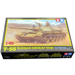 Tamiya 32598 Russian Medium Tank T55 1:48 Plastic Model Kit