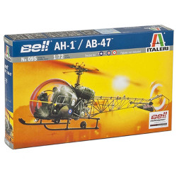 ITALERI AH.1/AB-47 Helicopter 095 1:72 Aircraft Model Kit