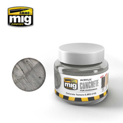 Ammo by Mig Concrete Texture 250ml For Model Kits Mig 2108