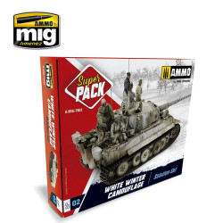 Ammo by Mig White Winter Camouflage Set For Model Kits Mig 7803