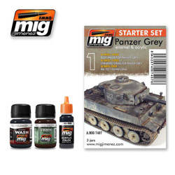 Ammo by Mig Panzer Grey Set For Model Kits Mig 7407