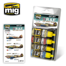 Ammo by Mig Raf WWII Desert Colours For Model Kits Mig 7225