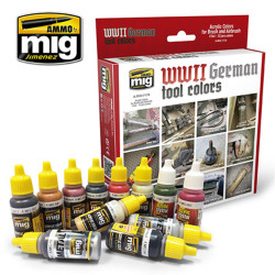 Ammo by Mig WWII German Tool Colours For Model Kits Mig 7179