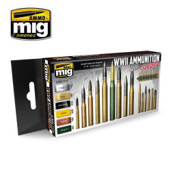 Ammo by Mig Ammunition Colours Acrylic Paint Set For Model Kits Mig 7124
