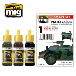 Ammo by Mig Nato Colours Acrylic Paint For Model Kits Mig 7114