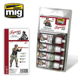 Ammo by Mig German Field Grey Uniforms Set For Model Kits Mig 7021