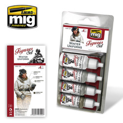 Ammo by Mig Winter Uniforms Set For Model Kits Mig 7020