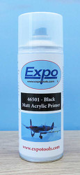 Expo Tools 46501 Matt Black 400ml Expo Acrylic Model Primer