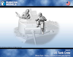 Rubicon Models 284070 Us Tank Crew 1:56 Plastic Model Kit