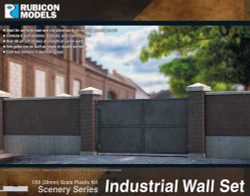 Rubicon Models 283006 Industrial Wall Set 1:56 Plastic Model Kit