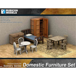 Rubicon Models 283007 Domestic Furniture Set 1:56 Plastic Model Kit