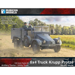 Rubicon Models 280082 Krupp Protze Ktz 69/70 6X4 Truck 1:56 Plastic Model Kit