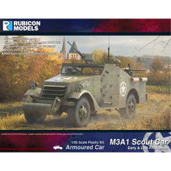 Rubicon Models 280083 M3A1 Scout Car (Early & Late Production) 1:56 Model Kit